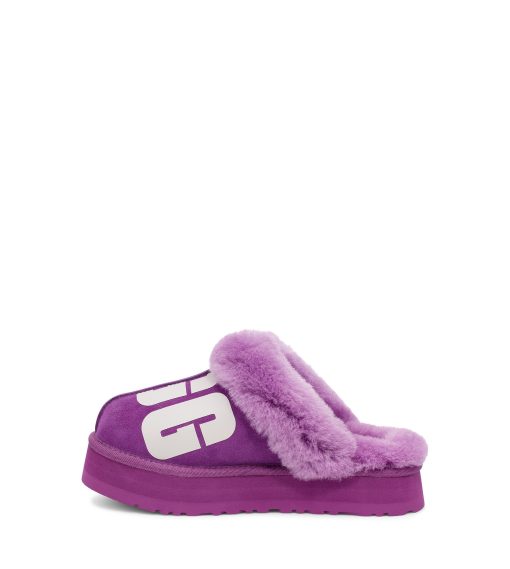 UGG Slippers-Disquette Chopd Purple Sky