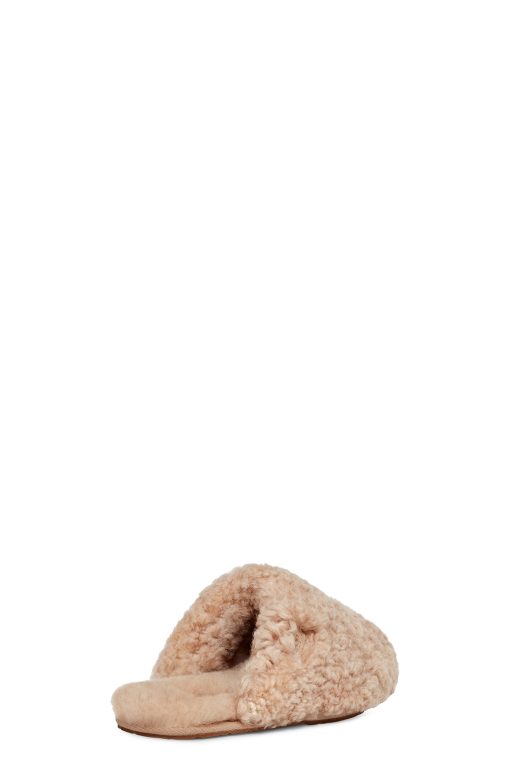 UGG Slippers-Maxi Curly Mule, Sand