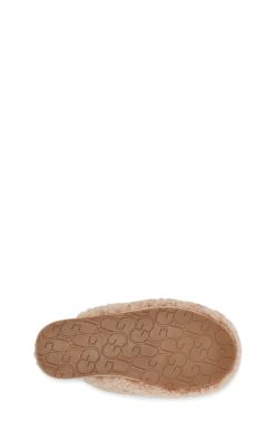 UGG Slippers-Maxi Curly Mule, Sand