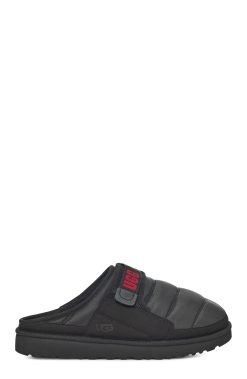 UGG -Dune Slip-On Puft, Black / Samba Red