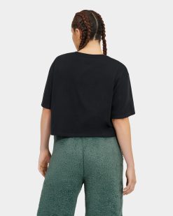 UGG RTW Collection-Thahlia Cropped Logo Tee, Tarr