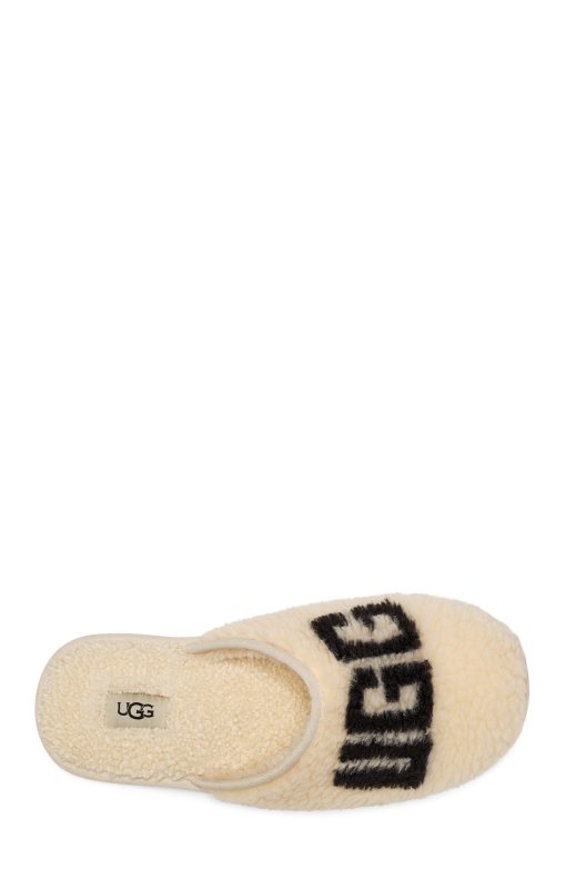 UGG Slippers-Scuff Cozy Logo, Natural