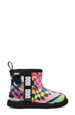 UGG Boots-Classic Clear Mini Checks, Black Multi