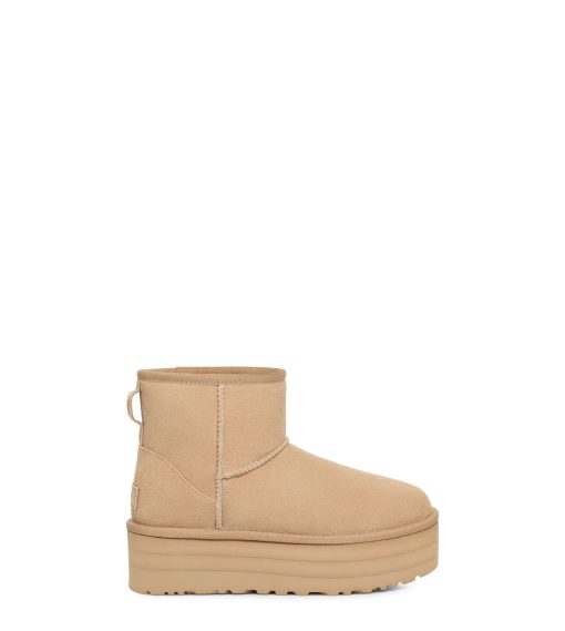 UGG Classic Boots-Classic Mini Platform Mustard Seed