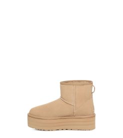 UGG Classic Boots-Classic Mini Platform Mustard Seed