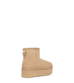 UGG Classic Boots-Classic Mini Platform Mustard Seed