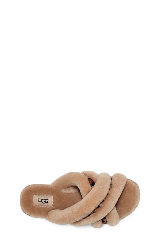 UGG Slippers-Scuffita Bengal Spots, Natural