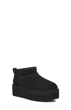 UGG Classic Boots-Classic Ultra Mini Platform, Black