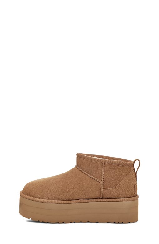 UGG Classic Boots-Classic Ultra Mini Platform, Chestnut