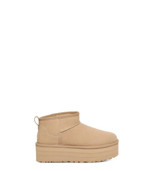 UGG Classic Boots-Classic Ultra Mini Platform Mustard Seed