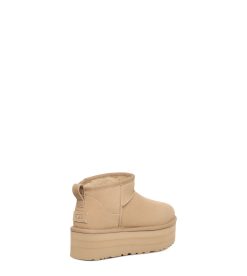 UGG Classic Boots-Classic Ultra Mini Platform Mustard Seed