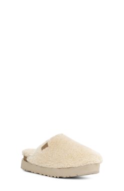 UGG Slippers-Fuzz Sugar Slide, Natural