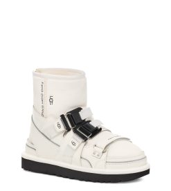 UGG Classic Boots- X Feng Chen Wang Sandal, White / Black