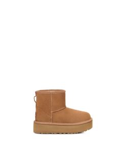 UGG Boots-Classic Mini Platform Chestnut