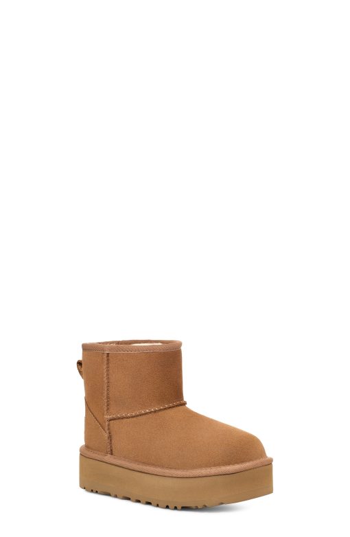 UGG Boots-Classic Mini Platform Chestnut