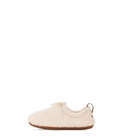 UGG Slippers-Plushy Slipper Natural/ Chestnut