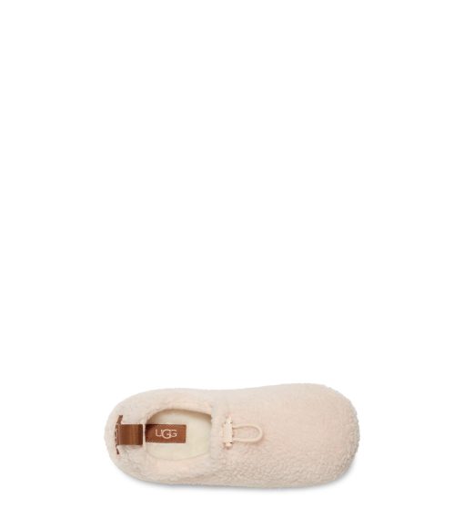 UGG Slippers-Plushy Slipper Natural/ Chestnut