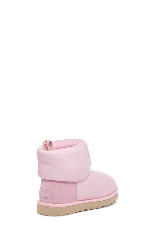 UGG Classic Boots-Classic Mini Fur Jersey Cozy, Pnkm