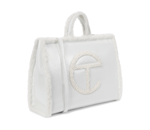 UGG Accessories- X Telfar M Shopper Crinkle White