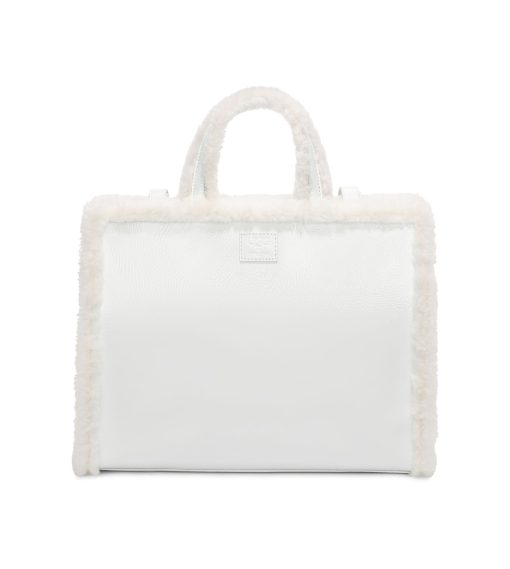 UGG Accessories- X Telfar M Shopper Crinkle White