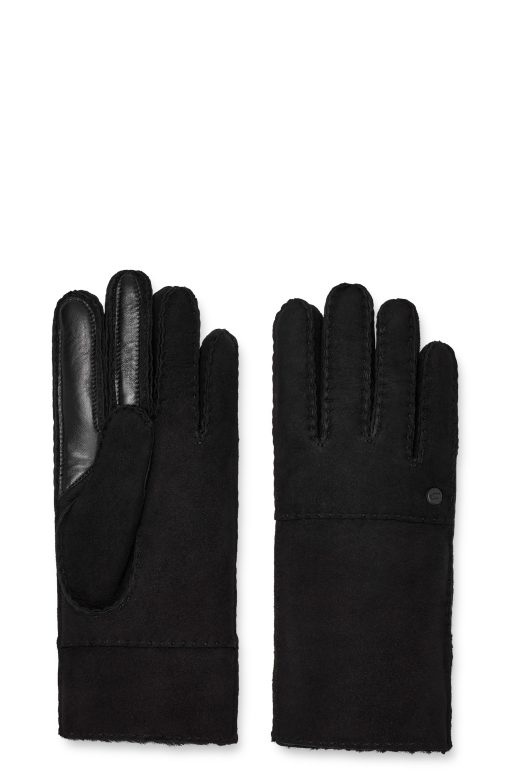 UGG Accessories-Sheepskin Colorblock Glove , Black