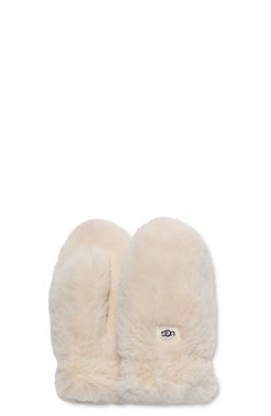 UGG 0-Faux Fur Mitten , Nimbus